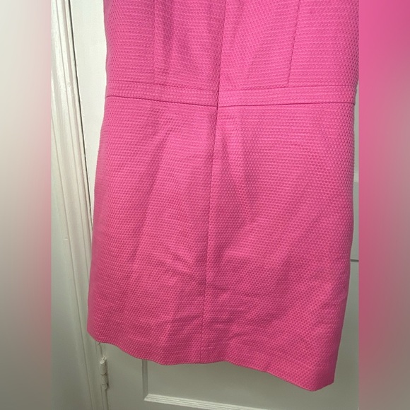 BROOKS BROTHERS Textured Pink Short Sleeve Dress Size 4 - Picture 9 of 11